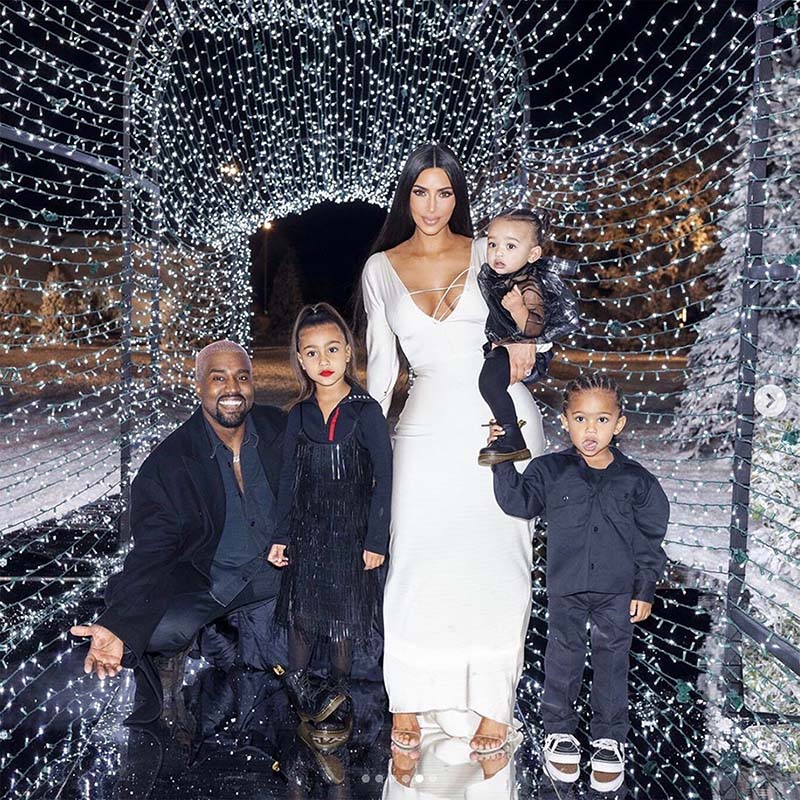 Kim Kardashian And Kanye West & family